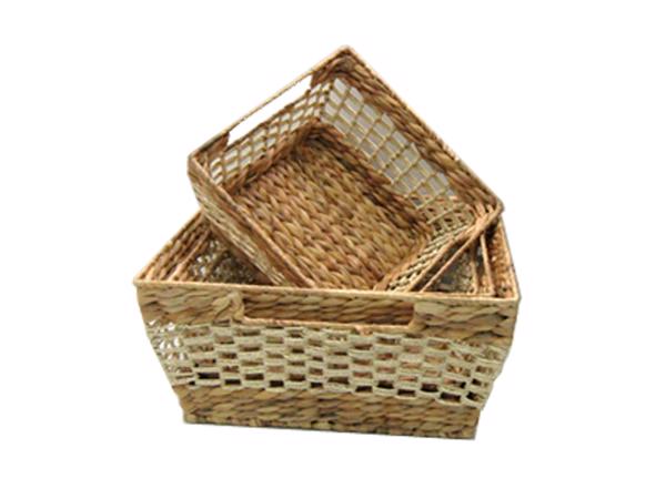 Water hyacinth baskets-KL121