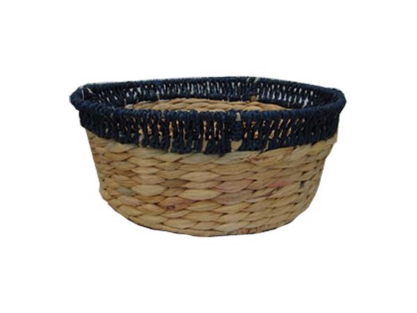 water hyacinth and seagrass oval baskets-KL139