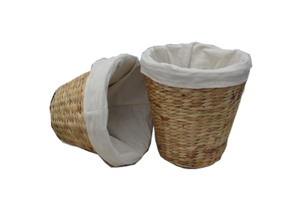 Water hyacinth round laundry-KL156