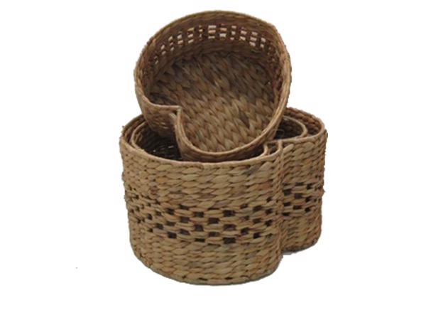 water hyacinth Heart-baskets-KL118