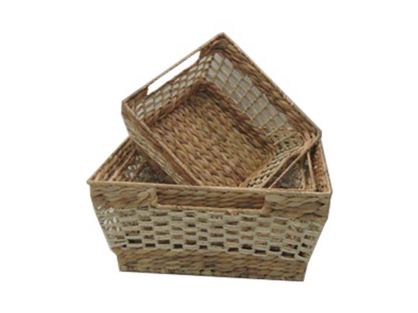 Water hyacinth baskets-KL122