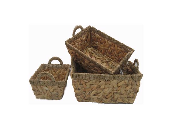 Water hyacinth baskets-KL117